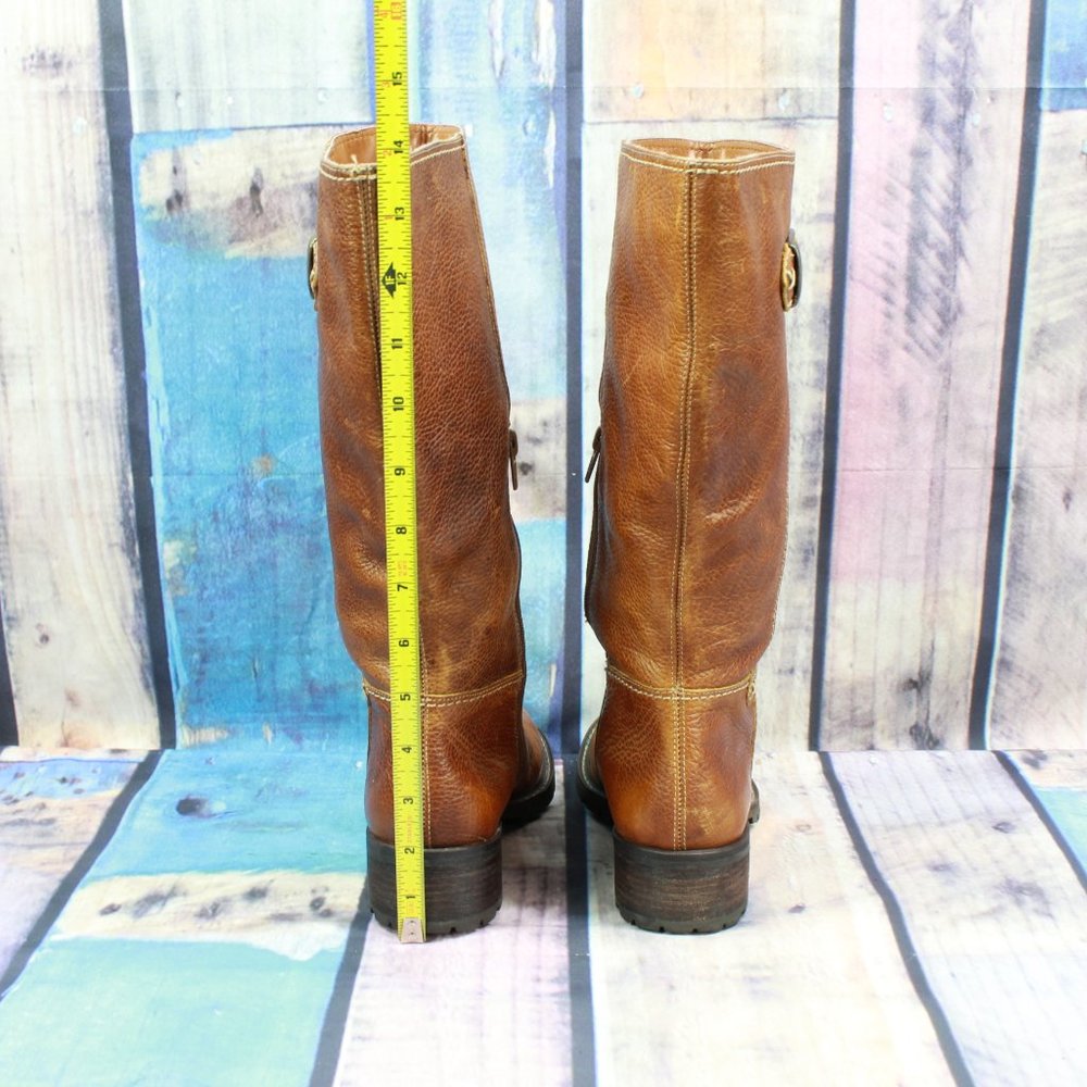 Naturalizer  Boots Brown Leather Size 7M - Picture 7 of 11